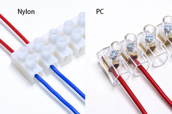 Morsettiere in nylon e PC sostenibili conformi alle ultime normative RoHS